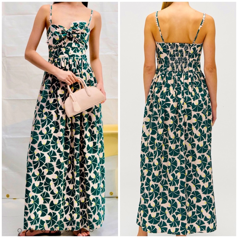 NWT 100% cotton ORTON Fan flower sundress